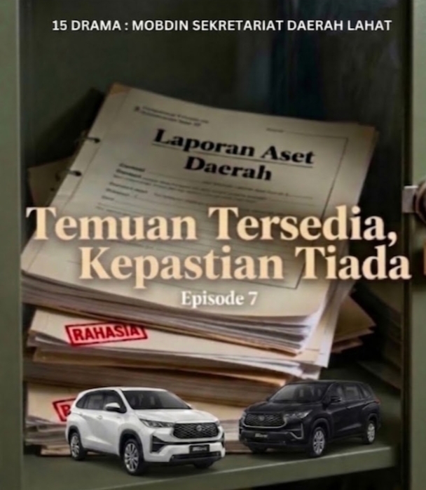 *15 DRAMA : MOBDIN SEKETARIAT DAERAH,DUA MOBIL KEPASTIAN.(edisi 7)